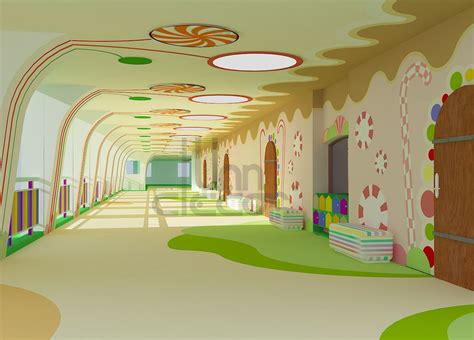 Kindergarten Interior Design On Behance Kindergarten Interior