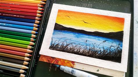 Watercolor Pencil Art Tutorials Easy Videos Edison Beerling