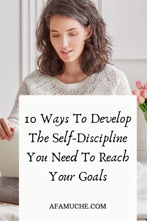 A Woman Holding A Sign That Says 10 Ways To Decelop The Self