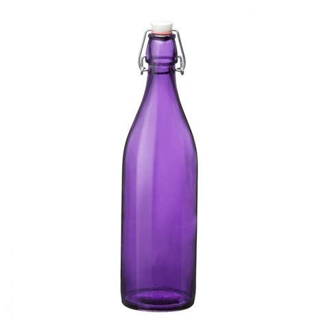 Purple Purple Bottle Swing Top Bottles Colored Glass Bottles