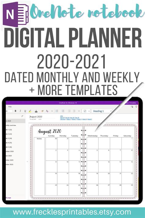 Onenote Planner Templates Free