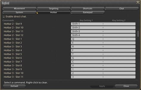 Keybinding Guide Mouse And Keyboard Final Fantasy Xiv Ffxiv Saltedxiv