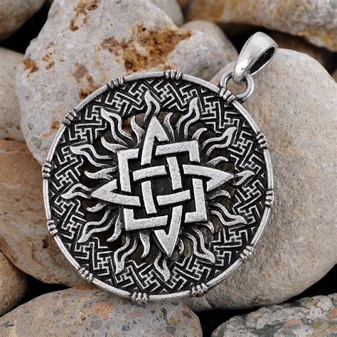 1pc Slavic Star Of Russia In The Sun Charm Pagan Jewelry Norse Viking