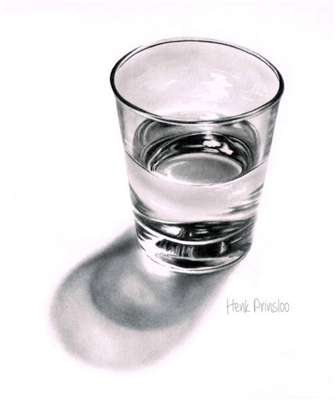Drawing A Glass Realistically Realistic Pencil Drawings Realistic
