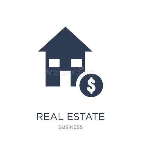 Real Estate Investment Trusts Icon Trendy Flat Vector Real Estate