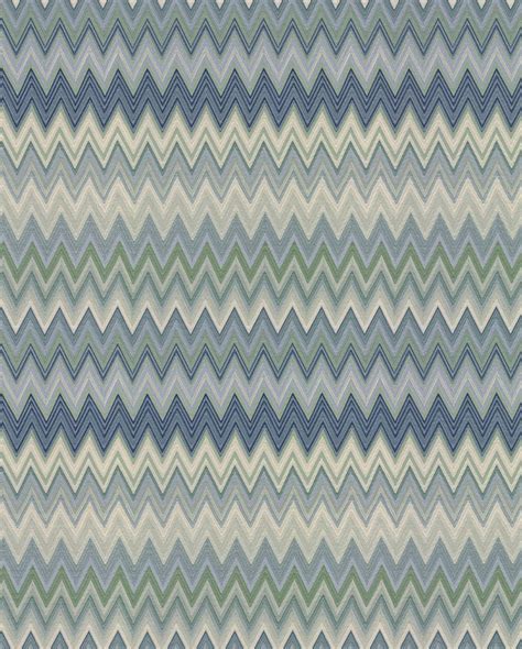 Zig Zag By Missoni Home Green And Deep Blue Wallpaper Wallpaper