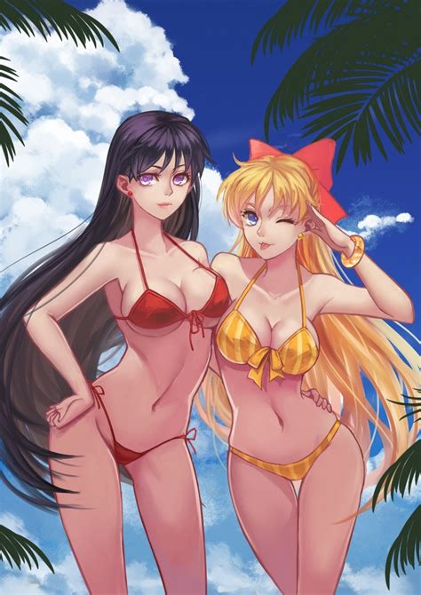 Sailor Moon Bikini Minako Aino Rei Hino Anime The Best Porn Website