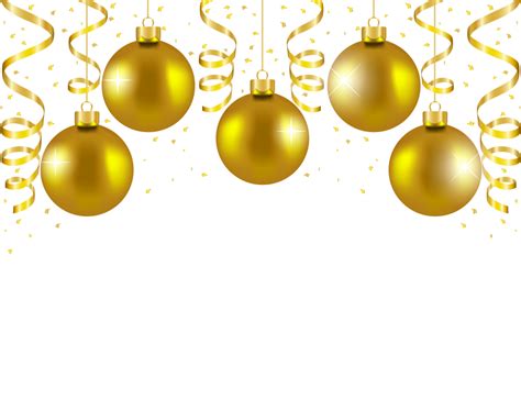 Download Gold Christmas Balls Png Clipart Christmas Gold Christmas