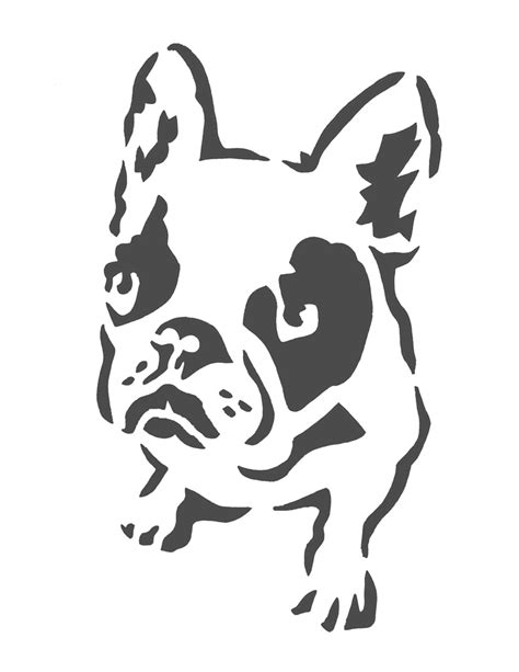 Deidre Wicks Boston Terrier Stencil Free Stencil Pattern