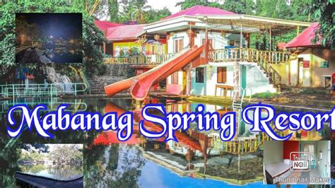 Mabanag Spring Resort Mahayag Zamboanga Del Norte Laag Blog Ni