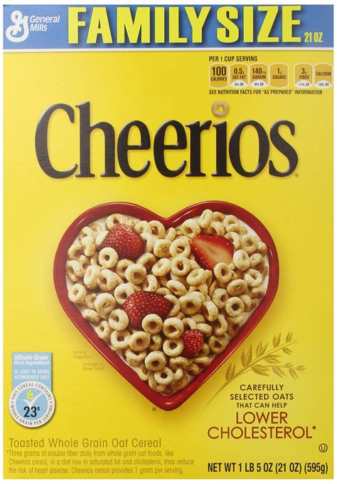 Honey Nut Cheerios Cereal 216 Ounce Pack Of 2
