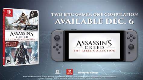 Assassin S Creed The Rebel Collection Llega El Pr Ximo Mes A Switch
