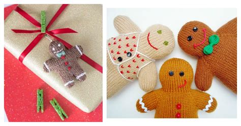 Beads, buttons, felt) to embellish your. Gingerbread Man Free Knitting Pattern