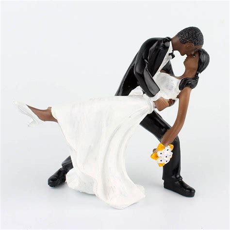 16 Black Couple Wedding Cake Toppers To Personalize Your Cake Wedding