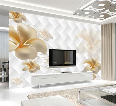 Custom Abstract Wall Murals Decoration For Living Room Design
