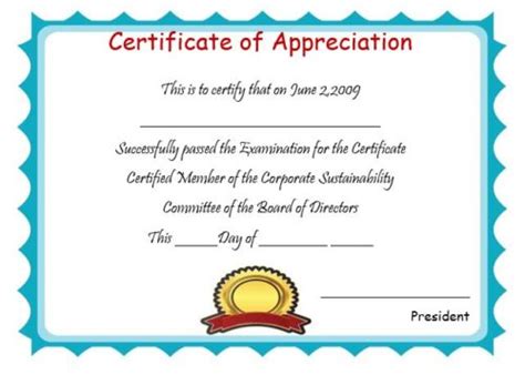 50 Professional Free Certificate Of Appreciation Templates For Every