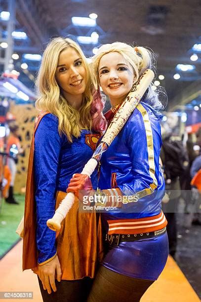 Cosplayers Supergirl Photos And Premium High Res Pictures Getty Images