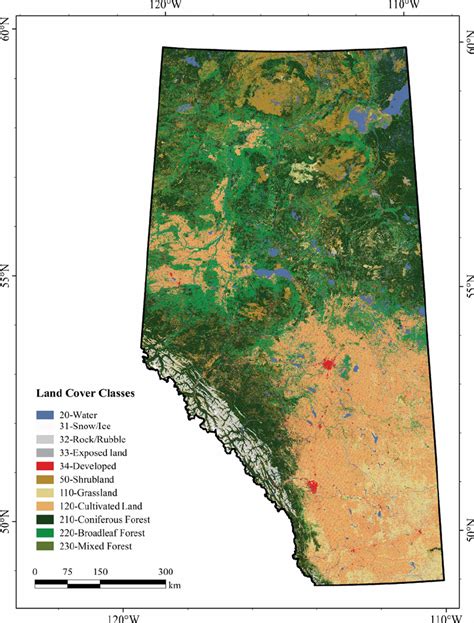 The Final Version Of The Land Cover Map Of Alberta Circa 2000 Lc2000