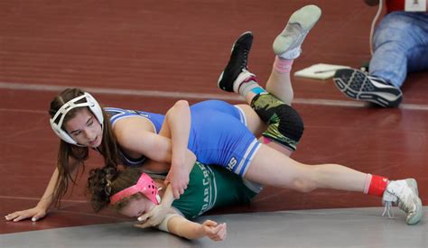 trenton times wrestling notebook ayres three peats three others place at girls state