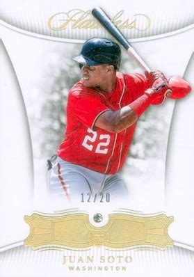He has autographs in 2018 bowman chrome, including the usual rainbow of numbered parallels. Juan Soto Rookie Cards Checklist, Top Prospects, RC Guide, Gallery