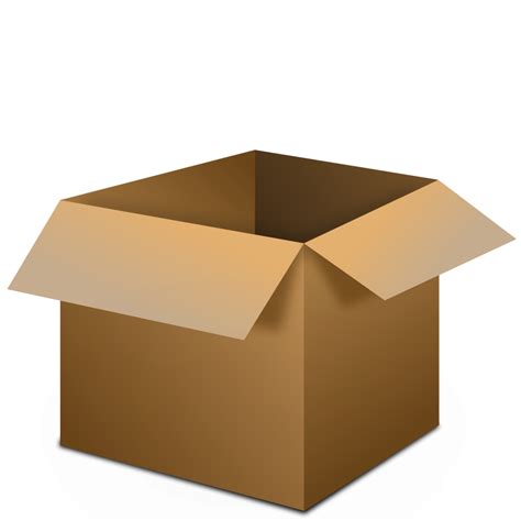 Open Cardboard Box Png Clipart Png Mart