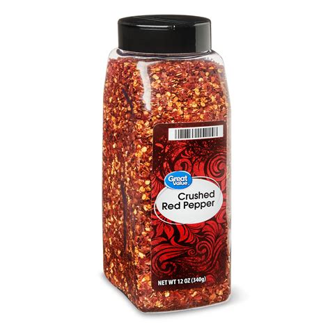Great Value Crushed Red Pepper 12 Oz