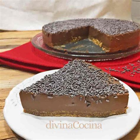 Tarta De Chocolate F Cil Sin Horno Receta De Divina Cocina