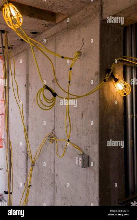 Electrical Wiring During Installation On New York City Construction