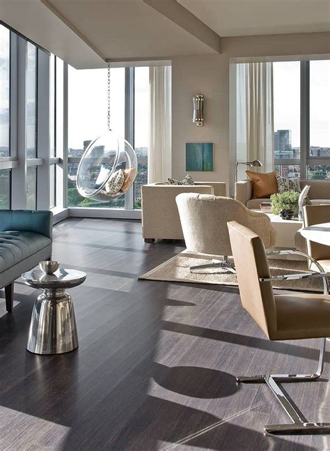 20 Gray Floor Living Room Ideas