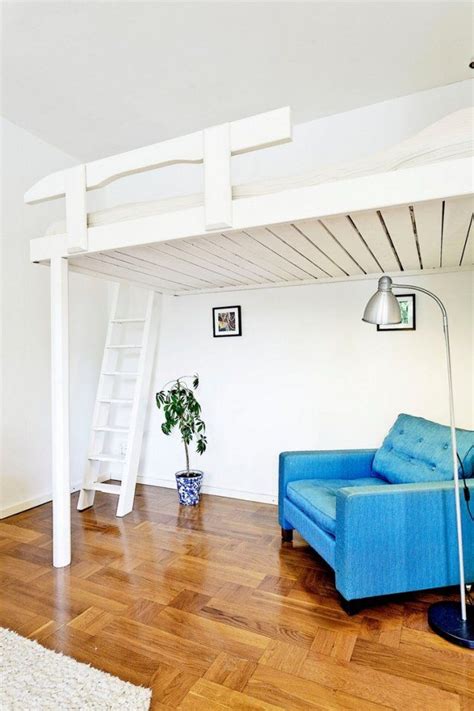Hochbett selber bauen mit der anleitung von hornbach: Hochbetten Für Erwachsene Gute Idee Für Kleine Wohnung von ...