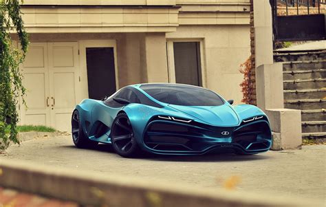 Introducing The Futuristic Looking Lada Raven A Supercar