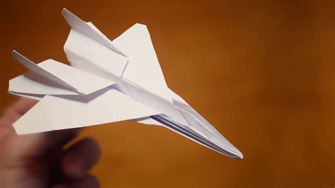 how to make an f 15 paper plane origami f 15 jet fighter paper plane youtube
