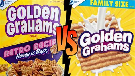 Golden Grahams Cereal War Old Vs New Retro Flavor Youtube