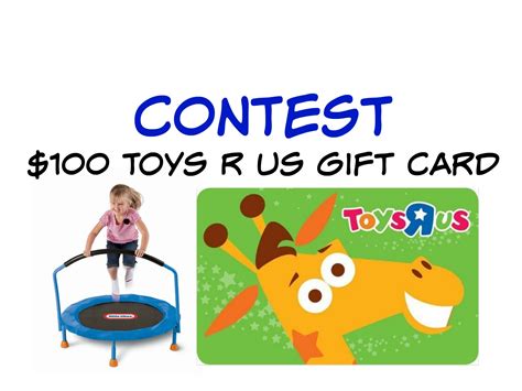 Buy a toys r us gift card and save money with cash back through rakuten.ca! Contest: $100 TOYS R US Gift Card | Entertain Kids on a Dime Blog