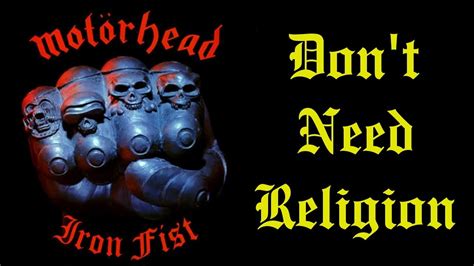 don t need religion motörhead bass cover youtube