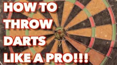 How To Throw Darts Like A Pro Youtube