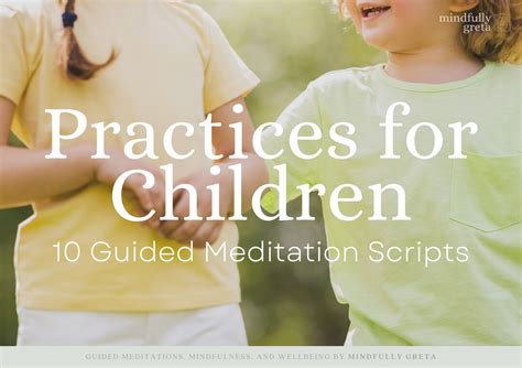 10 Guided Meditation Scripts For Children Etsy