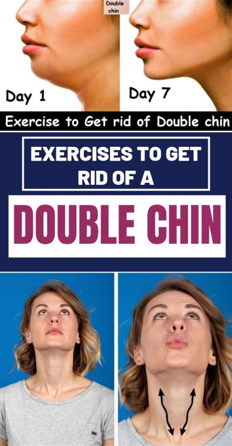Exercises To Get Rid Of A Double Chin In 2020 Double Chin Exercises