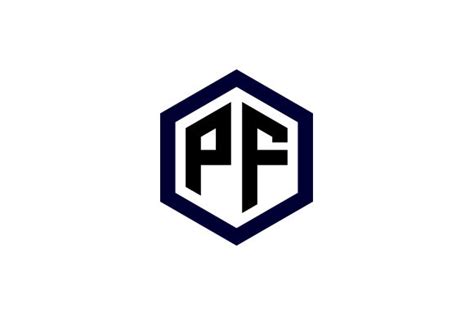 Pf Logo Design Vector Graphic By Xcoolee · Creative Fabrica