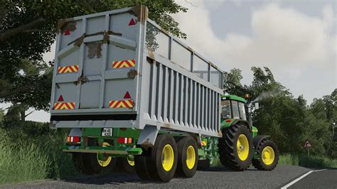 Old Style Grain And Silage Trailer Fs 19 Farming