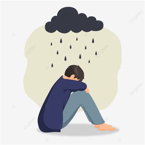Depression Vector Illustration Stress Depression Depressed Stress Png And Vector With