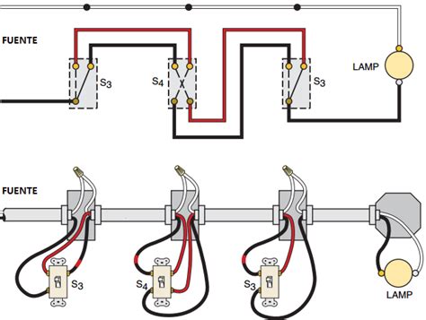 Conexión Del Interruptor De Cuatro Vías Basic Electrical Wiring