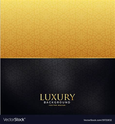 Black And Gold Luxury Background Royalty Free Vector Image
