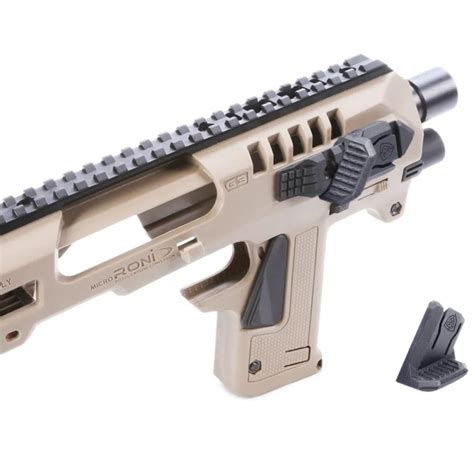 CAA Airsoft MICRO RONI G Pistol Carbine Conversion For Glock TAN