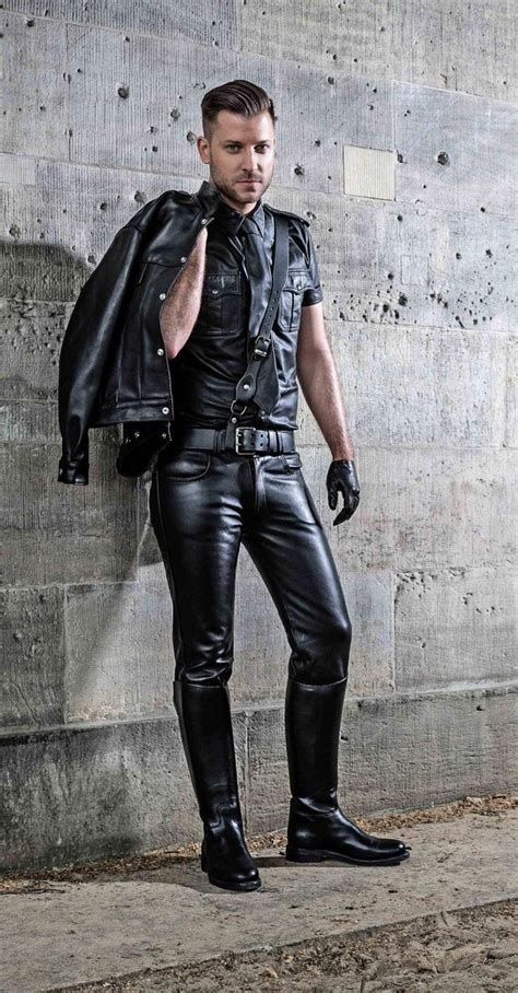 pin von der wolf auf leather gear lederjacke männer lederhose herren lederhose männer