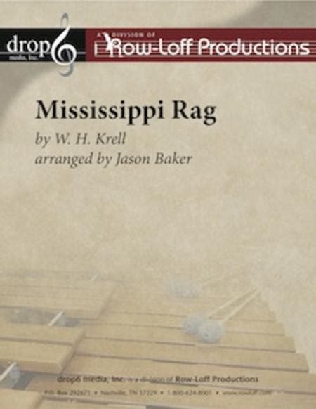 Mississippi Rag By W H Krell Score And Parts Sheet Music For Buy