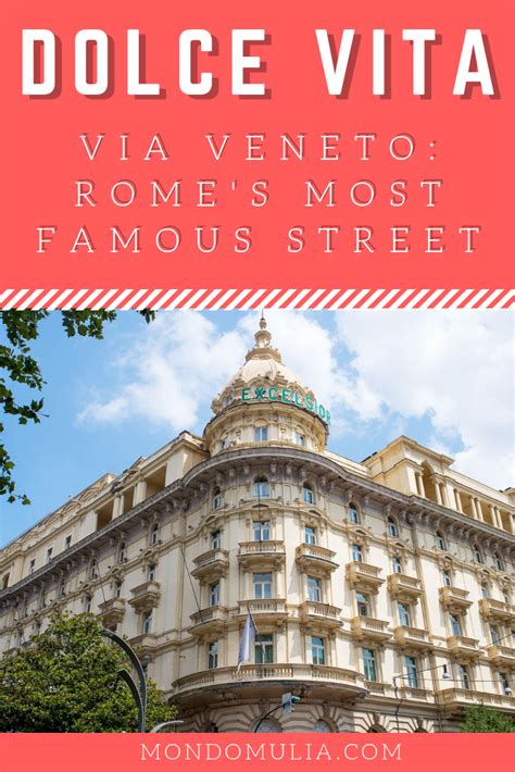 Via Veneto Became Famous Around The World In The 60s Thanks To Its Role