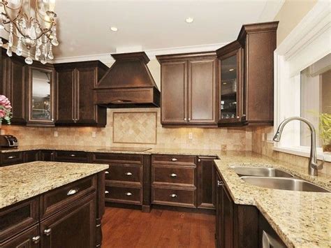 What Colors Go Well With Dark Brown Kitchen Cabinets Kitchen Design