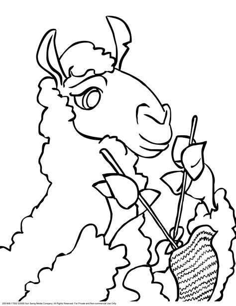 Free printable resources for kids and adults Llama coloring pages to download and print for free