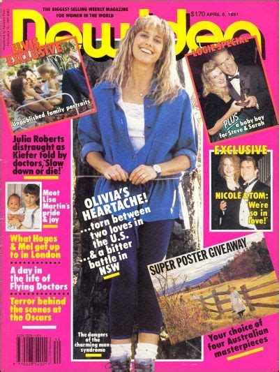 Olivia Newton John New Idea Magazine 06 March 1991 Cover Photo Australia
